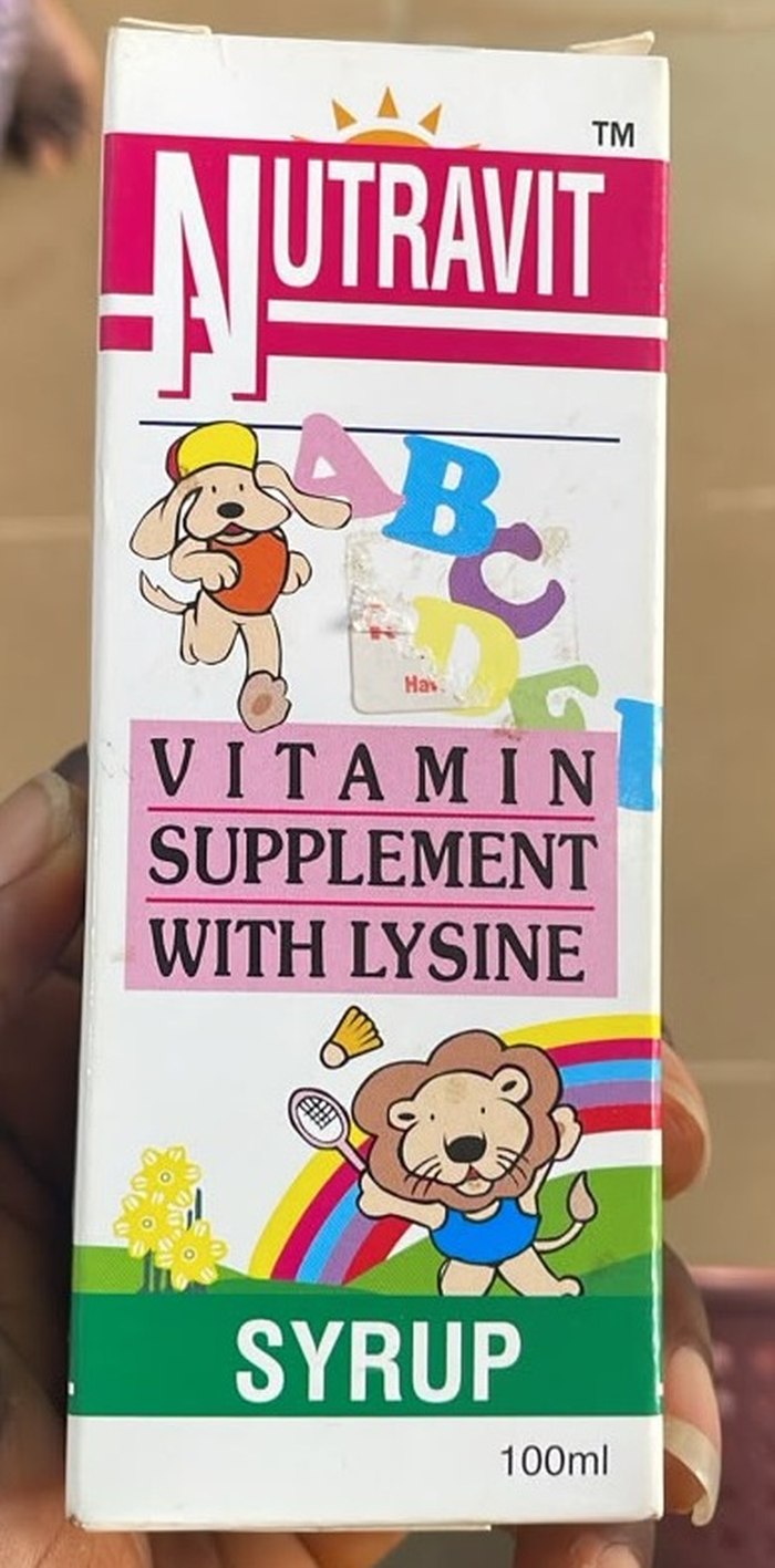 Nutravit Vitamin Supplement with Lysine